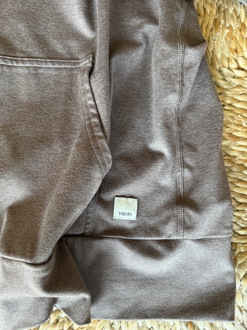 Brown Vuori halo performance hoodie - Picture 4 of 6
